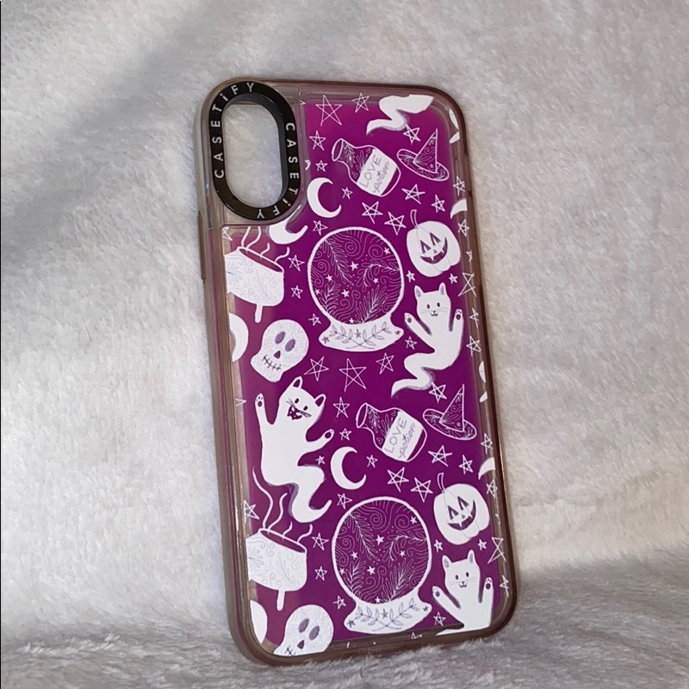 CASETIFY Spooky iPhone X Moving Sand Phone Case